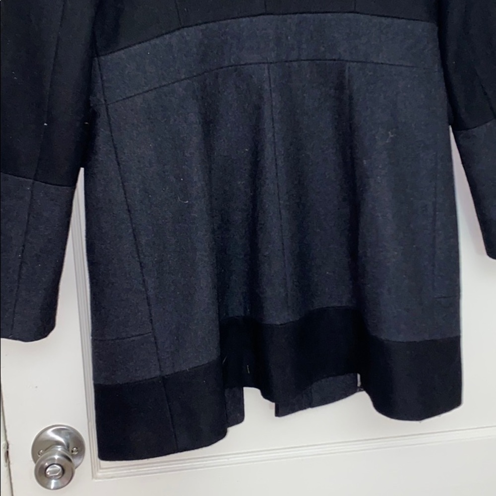 Guess black & gray hooded pea coat size: M - Picture 12 of 12